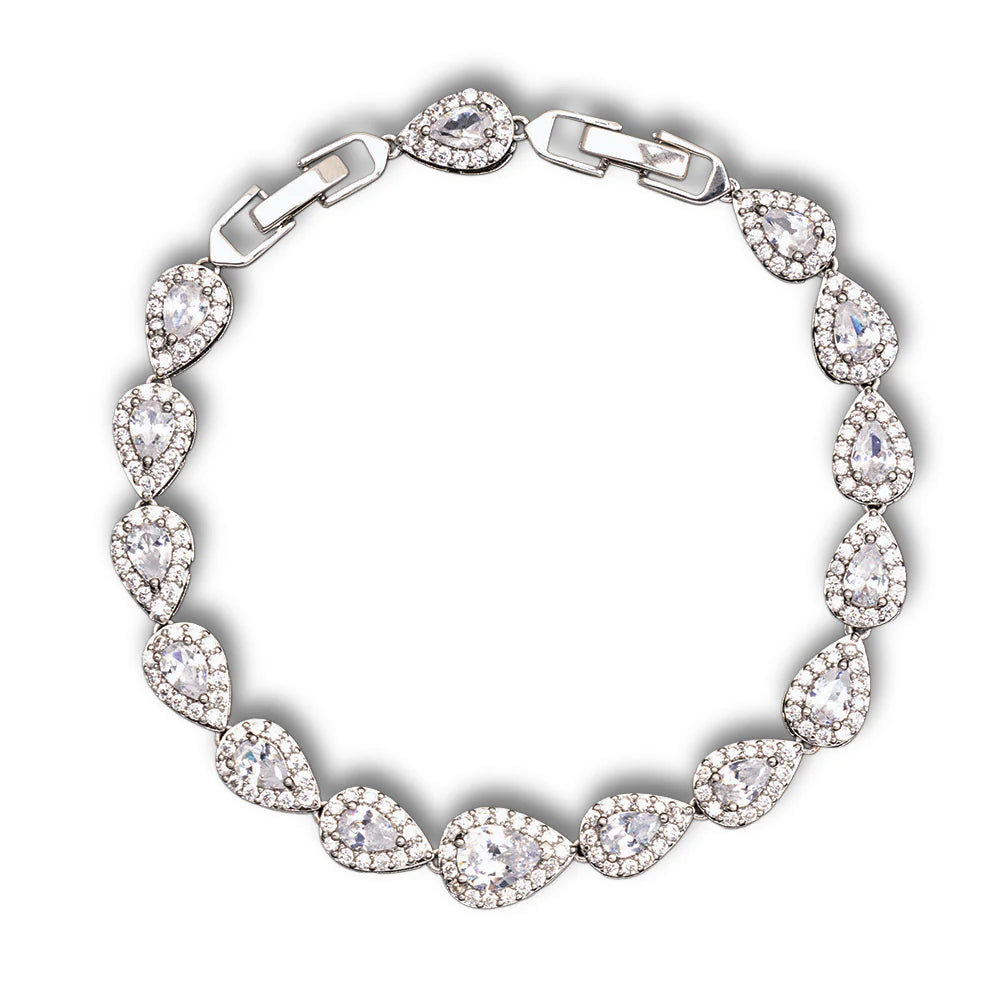 Tropfen Armband – Silber