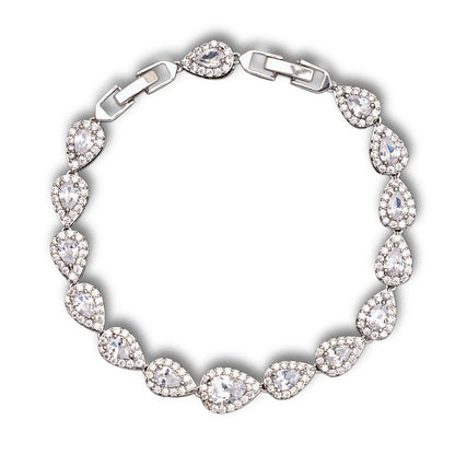 Tropfen Armband – Silber