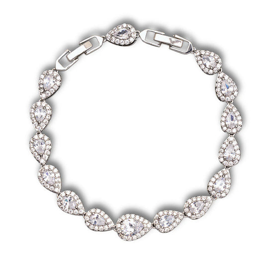 Tropfen Armband – Silber