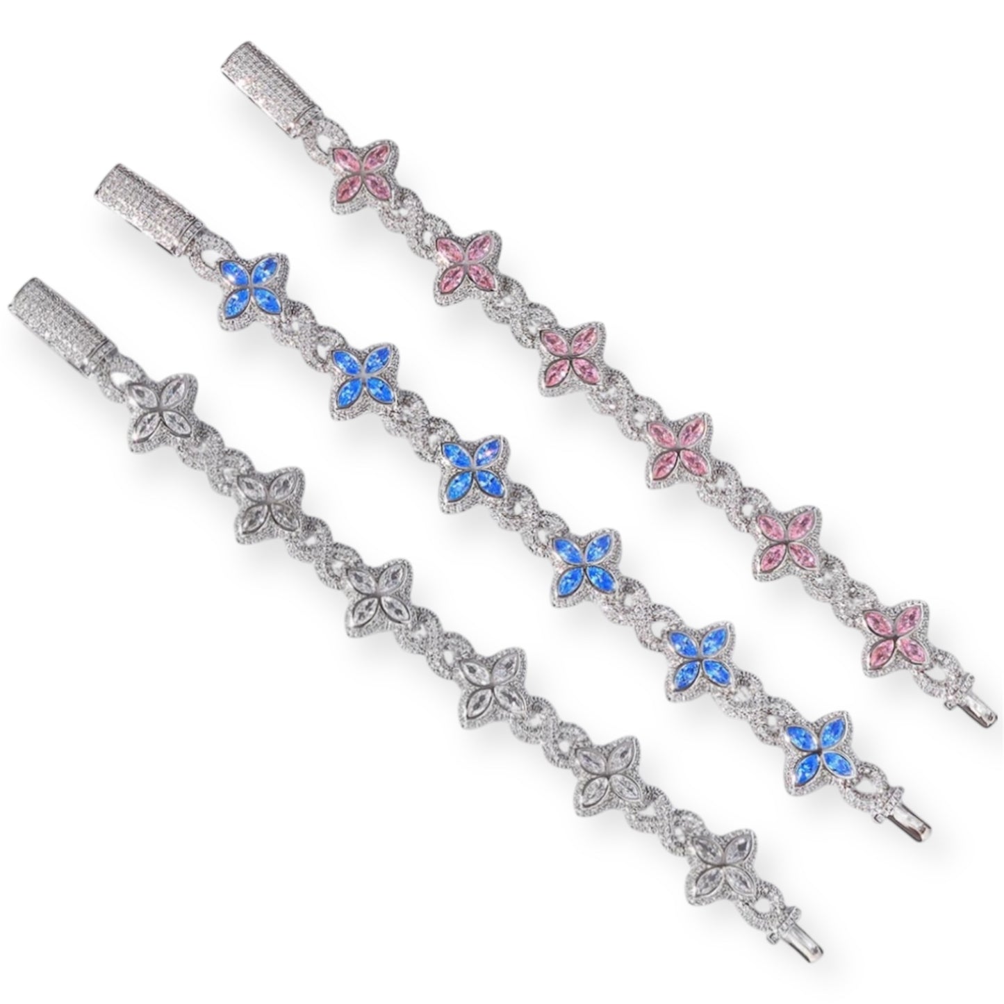 Kleeblatt Armband (in 3 Farbvarianten)