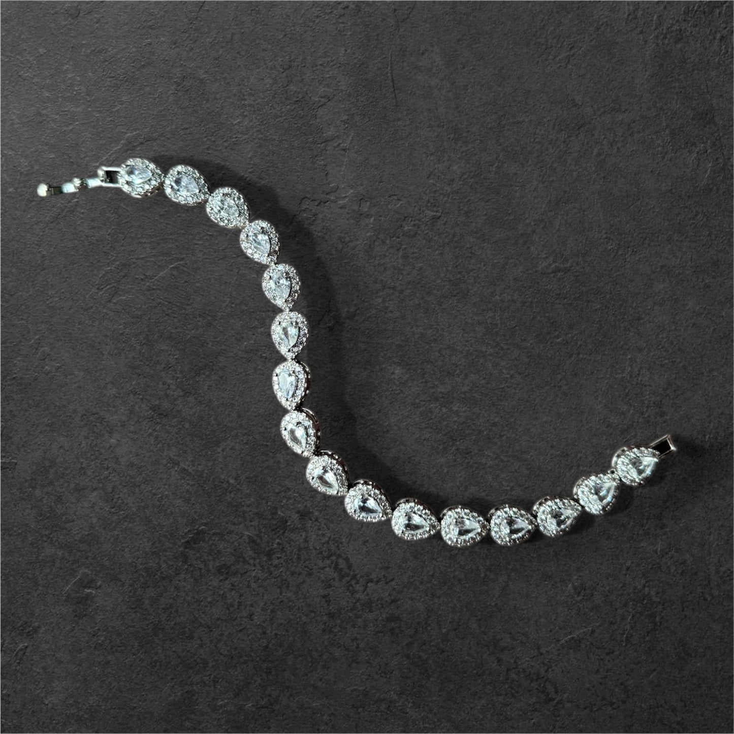 Tropfen Armband – Silber