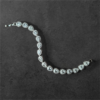 Tropfen Armband – Silber